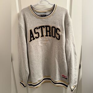 NWT Men’s Houston Astros New Era Grey Crewneck Sweatshirt, Size XL